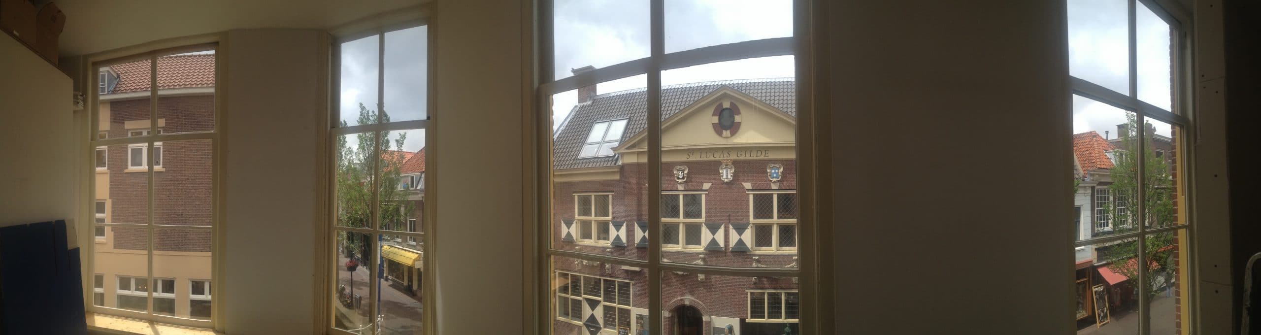 Clearview 40 gemonteerd op bovengedeelte van oude ramen, onderste gedeelte werd van Clearview 50 voorzien